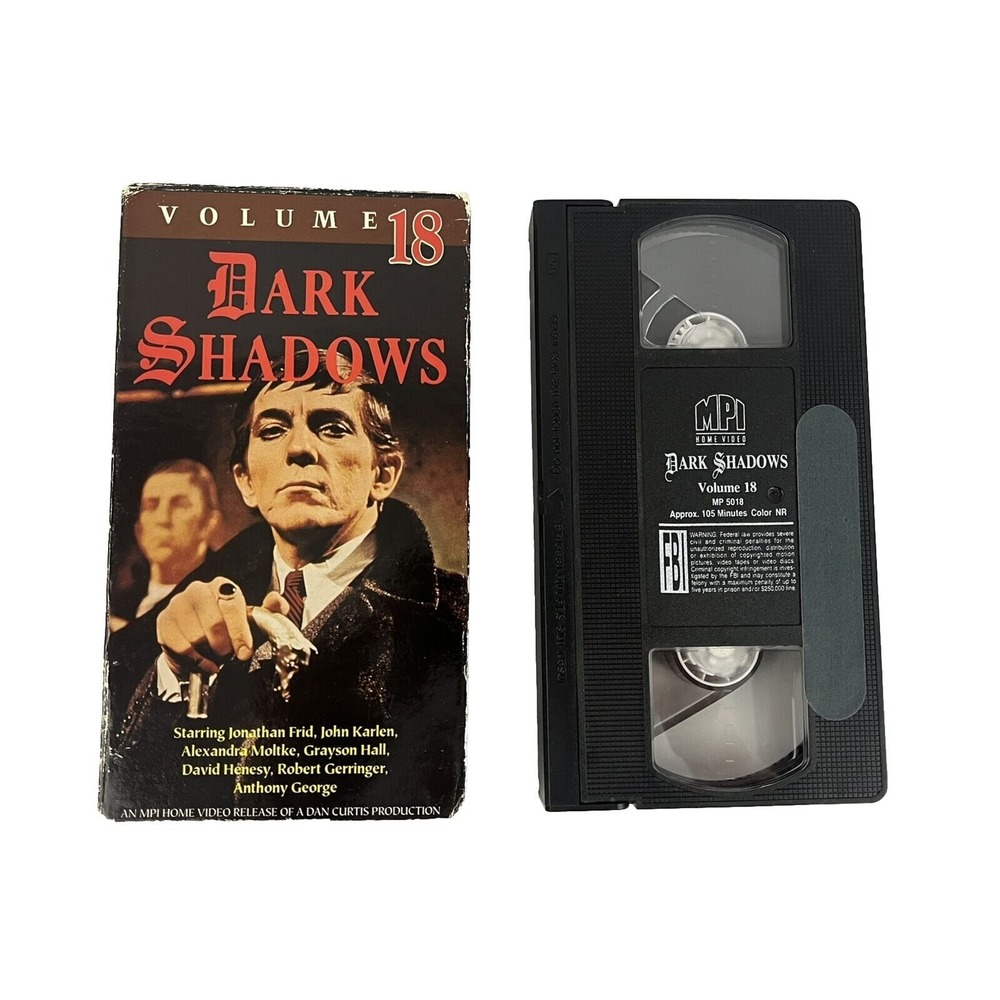 DARK SHADOWS VOLUME 18  TV  VHS SUSPENSE HORROR VAMPIRE WEREWOLF